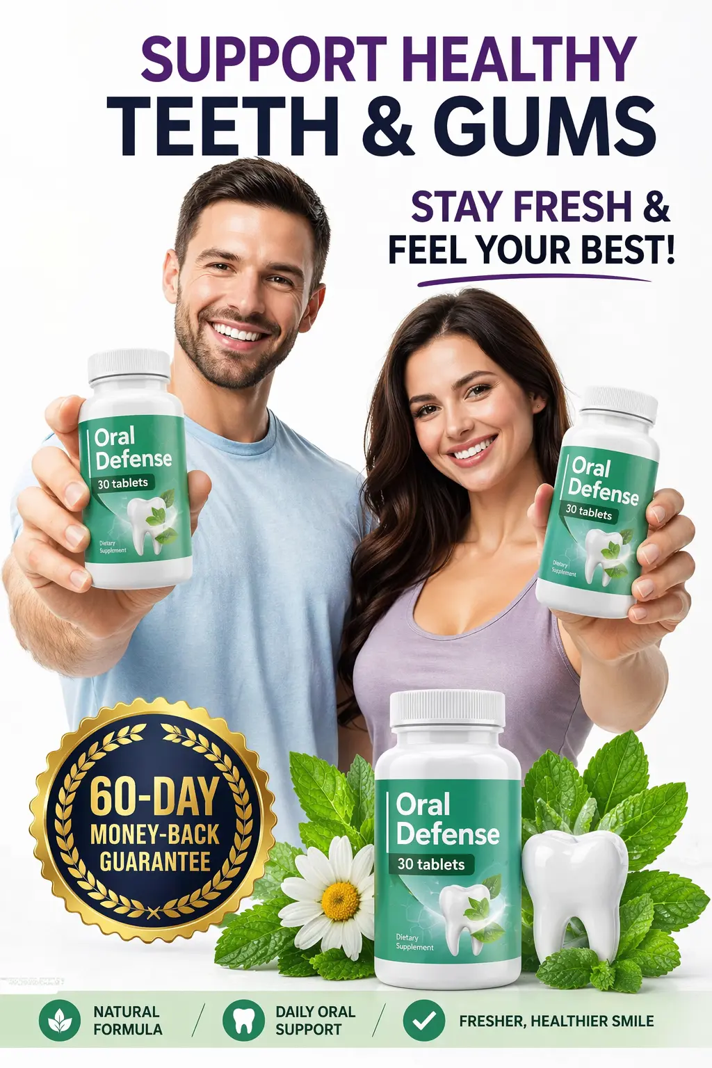 What is OralDefense natural oral health support supplement